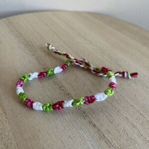 Zella Bracelet, anklet, trendy, comfortable, tie, embroidery thread, woven, gift